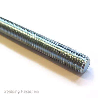 £7.93 • Buy Metric Fine Pitch All Thread Studding Threaded Bar 8.8 High Tensile Zinc