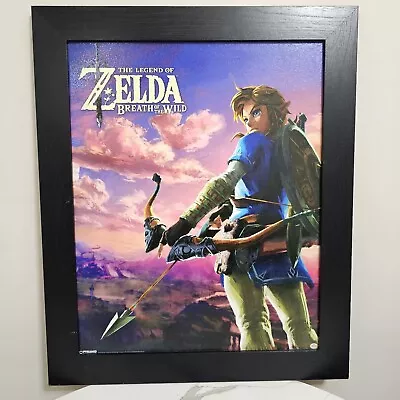 The Legend Of Zelda Breath Of The Wild Pyramid American Art & Frame 19in X 13in • £25.91