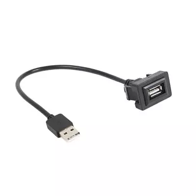 Car Dash Flush Mount USB Port Panel Plastic Extension Cable Adapter For Ralink • £3.83