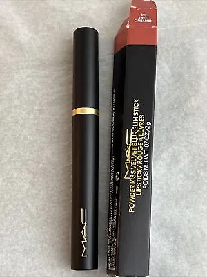 MAC Powder Kiss Velvet Blur Slim Stick Lipstick Sweet Cinnamon • $16.58