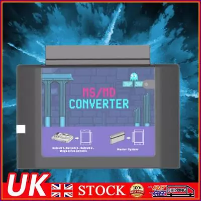 MS To MD Game Card Converter Games Writer Card For Master System For Megedrive ✨ • £11.39