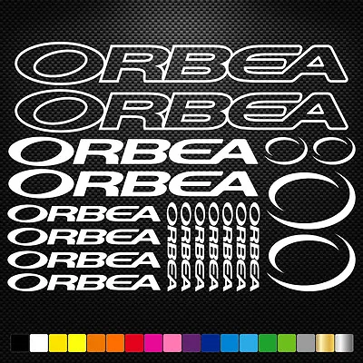 Fits Orbea Vinyl Decal Stickers Sheet Bike Frame Cycles Cycling Bicycle  • £7.30