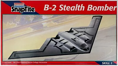 B-2 Stealth Bomber 1:144 Monogram 1173 SnapTite Skill 1 Complete Kit Open Box • $29.72