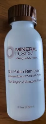 MINERAL FUSION ~ Travel 3 Fl Oz - Nail Polish Remover -Acetone-free & Non-drying • $8.94