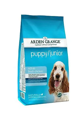 £14.95 • Buy Arden Grange Chicken Puppy/Junior Dog Food 2kg