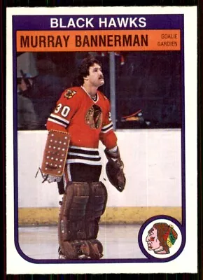 1982-83 O-Pee-Chee Murray Bannerman Chicago Blackhawks #61 • $1.69