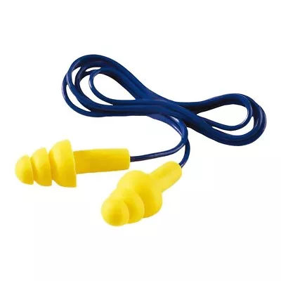 3M E-A-R Ultrafit Earplugs 32 DB Corded 48 Pairs UF01000 Yellow • £44.95