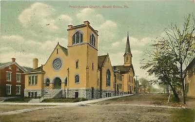 Pennsylvania PA Mount Union Presbyterian Church 1909 Postcard • $11.95
