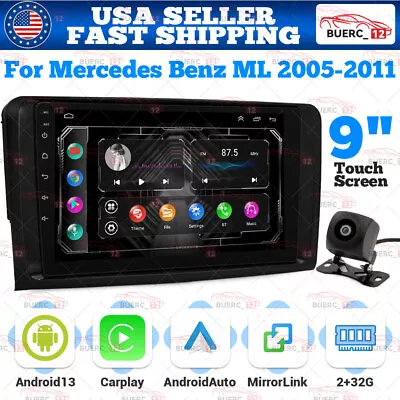 9 For Mercedes Benz ML/GL ML320 ML350 Car Stereo Radio 2+32GB CarPlay GPS Navi • $147.20