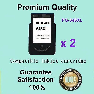 1 SET PG645XL 2 Black Ink Compatible For Conon PIXMA MG2960 MG2965 MG3060 HY • $54.50