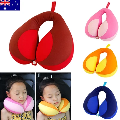 $18.77 • Buy Kids U-Shape Car Seat Pillow Neck Headrest Pillow Head Rest Support Travel Child