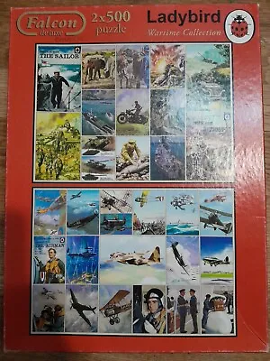 Falcon 2 X 500pc Jigsaw Puzzles Ladybird Wartime Collection Vgc WW2 • £7.50