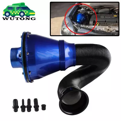 Car Cold Air Intake Filter Induction Kit Pipe Power Flow Hose System For 65/70mm • $32.99