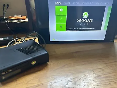 $40 • Buy Microsoft Xbox 360 S Slim Matte Black Model 1439 Console Only Tested Working