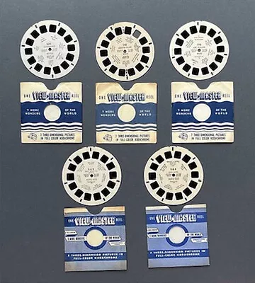 Vintage View-master ~ Mexico - Puerto Rico ~ (5) ~ 1946 • $15