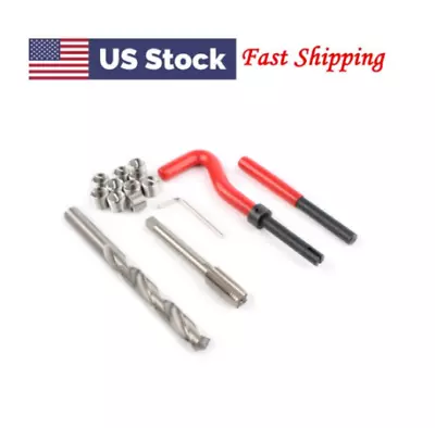 M10 X 1.25 Metric Thread Repair Insert Kit M10 Helicoil Pro Coil Tool 15PCS USA • $21.95