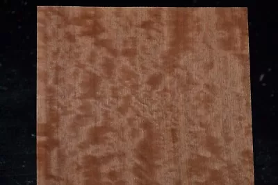 Block Mottled Makore Raw Wood Veneer Sheet  8 X 31 Inches 1/42nd Thick  L2308-50 • $4.99