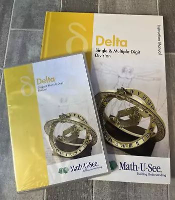 Math U See Delta Teachers Guide New DVD And Test Book • $38.97