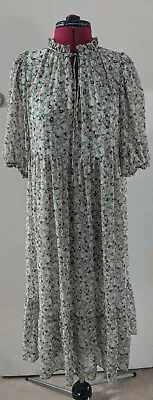 Matalan Papaya Ladies Floral Midi Dress UK Size 8 • £5.99