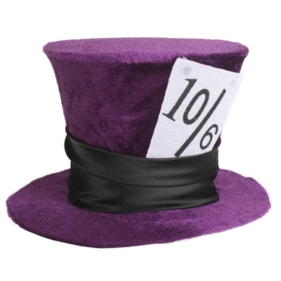 £19.82 • Buy Top Hat Mini Mad Hatter Purple Cap Fancy Dress Dance Outfit Costume Party