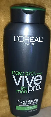Loreal Paris Vive Pro For Men Style Infusing Conditioner Fine Normal Hair 8.5oz • $19.51