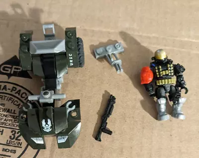 2014 Mega Bloks Halo Set 97339 UNSC All-Terrain Mongoose W/ Fig -Incomplete READ • $10