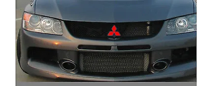 Mitsubishi Grille Front & Rear Emblem Overlay Cover DECALS Lancer Evo Eclipse  • $9.99