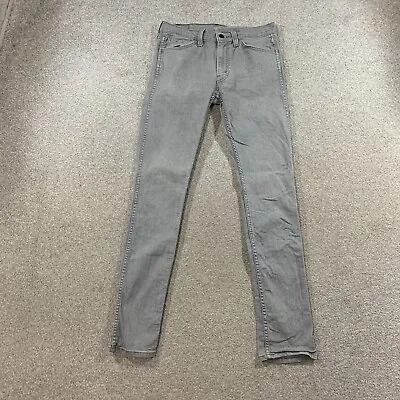 LEVI'S 519 Jeans Mens (32 Inch Waist) (32 Inch Leg) Slim Fit Grey Skinny • £17.99