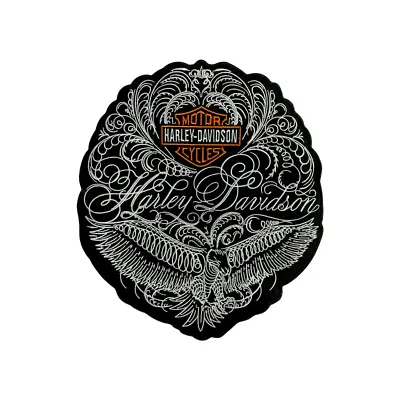 Harley - Davidson Vintage Large Jacket/Vest Back Patch - Embroidery Patch 12'' • $32.99