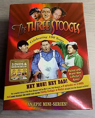 The Three Stooges: Hey Moe! Hey Dad! Volumes 1 2 And 3 (DVD) - New With Defects • $43.50