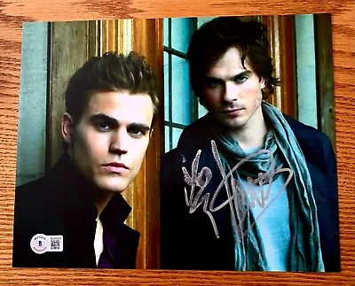 Ian Somerhalder Hot Vampire Diaries Damon Salvatore Signed 8x10 Photo Beckett B • $99.99