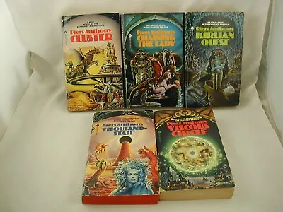 $17.95 • Buy Piers Anthony 5 Books Complete Cluster Series Classic Science Fiction