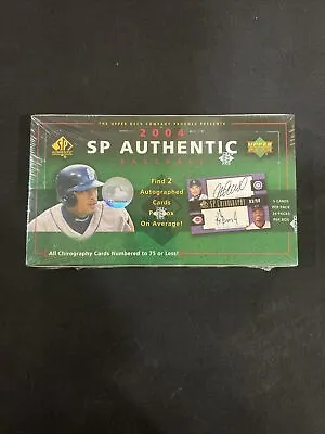 2004 Upper Deck SP Authentic Baseball Factory Sealed Hobby Box 24 Packs RARE • $736.63