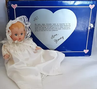 Vintage Porcelain 1984 Vogue Ginnette 8 -Christening-Original W/Box-#85001 • $34.50