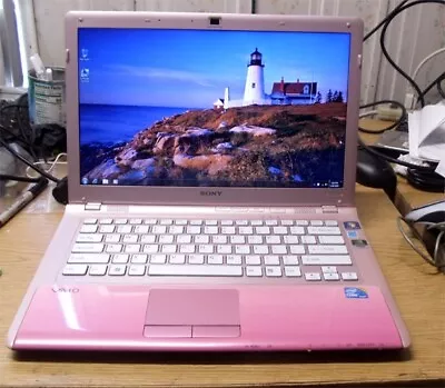 $399 • Buy Sony Pink Flower VPCCW 27  Intel  Core I5 6gb Memory 500 Gb Hard Drive DVDRW