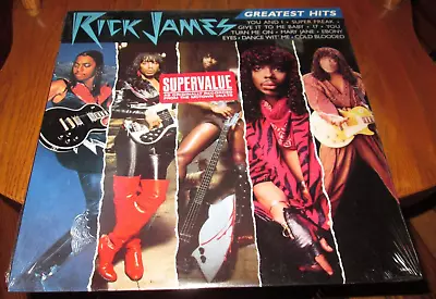 RICK JAMES GREATEST HITS LP SEALED US MOTOWN VINYL W/HYPE BEST OF SOUL FUNK • $9.98