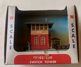 Bachmann 7103/200 N Scale Pre-Assembled Switch Tower W/Attached Figures • $11.04