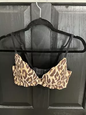 Victoria’s Secret “Secret Embrace” Collection Cheetah Padded Push Up Bra 34C • $9.99