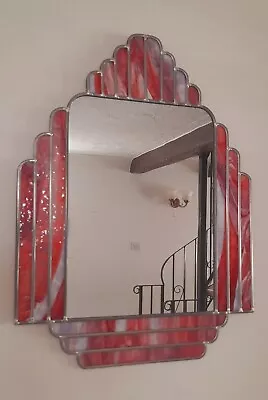 Stunning Art Deco Style Stained Glass Mirror  • £95