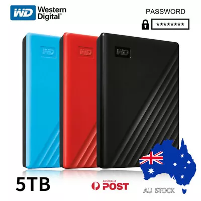 $229.95 • Buy Western Digital My Passport 5TB External HDD Hard Drive USB 3.0