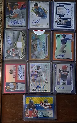 Minnesota Twins 10 Auto Lot Plus Bonus Cards!!!! • $75