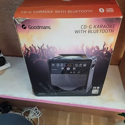 Goodmans Cd-g Karaoke With Bluetooth • £27