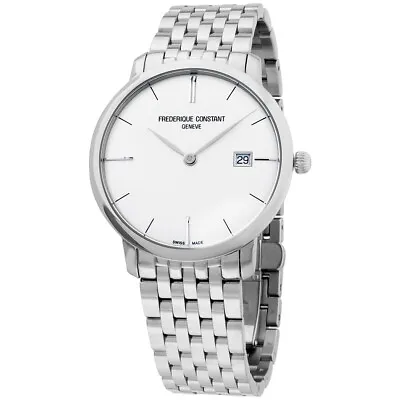 $1556.75 • Buy Frederique Constant Slimline Automatic Silver Dial Men's Watch FC-306S4S6B2