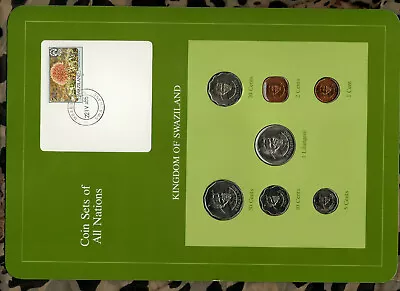 Coin Sets Of All Nations Swaziland 1975-1982 UNC 20105 Cents 1 Lilangeni 1979 • $12.22