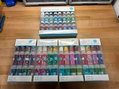 Nice Large Set Of 72 Martha Stewart Glitters And Metallic Powder For Crafts New • $59.96