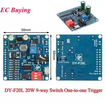 12V 24V Voice MP3 Player Module 9-way Trigger 32Mbit Storage WAV Decoding • $6.42