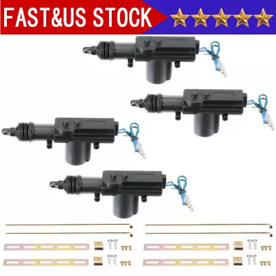 4x Universal Car Auto Heavy Duty Power Slave Door Lock Actuator Motor 2 Wire 12V • $16.99