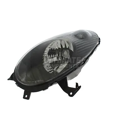 Headlight Fits Nissan Micra K12 Hatchback 2003-2007 Black Passenger Side Left • $87.62