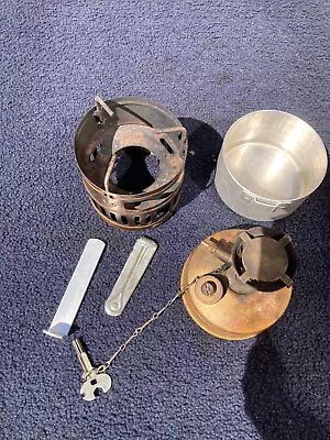 VTG Svea 123 Brass Stove Made In Sweden Camping Hiking • $33