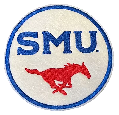 Embroidered Iron-on Patch - SMU Mustangs - Licensed • $19.95